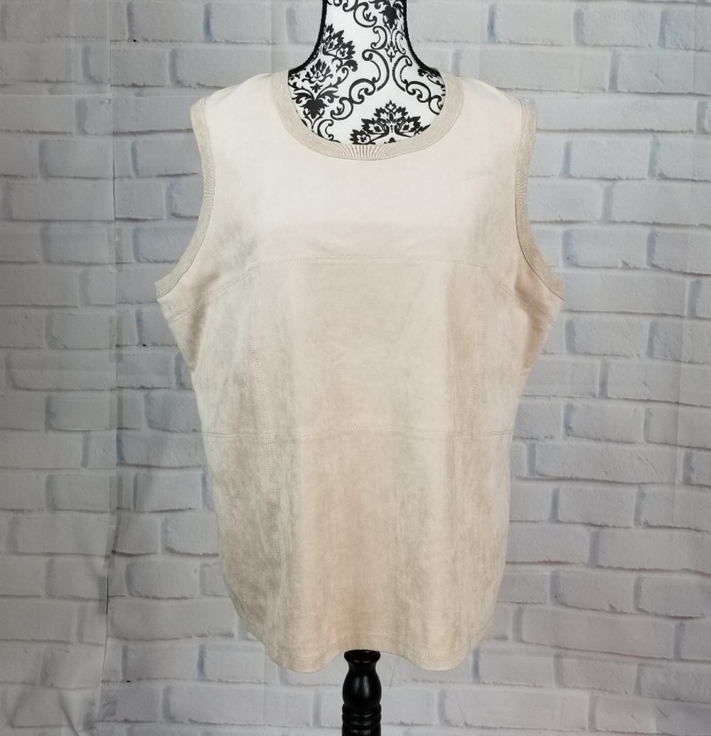 Calvin Klein size 1x stretch knit sleeveless tank